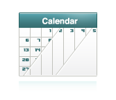 View On-Screen Calendars: Monthly, Weekly and Daily Views